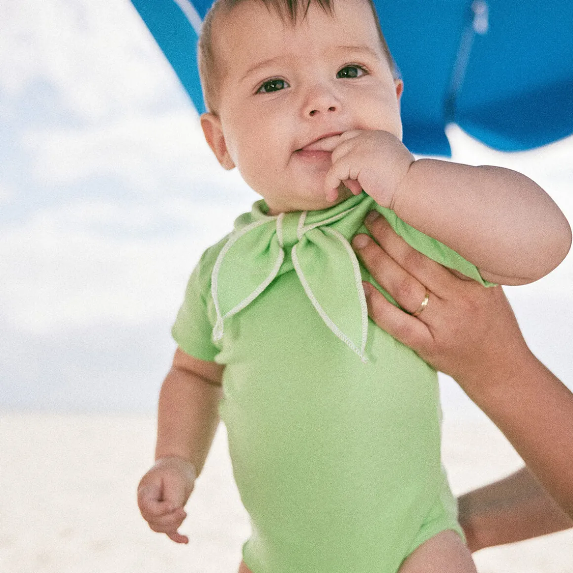 Short Sleeve Scout Onesie in Popsicle by Misha & Puff - Last One In Stock - 6-12 Months