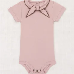 Short Sleeve Scout Onesie in Plum Petal by Misha & Puff