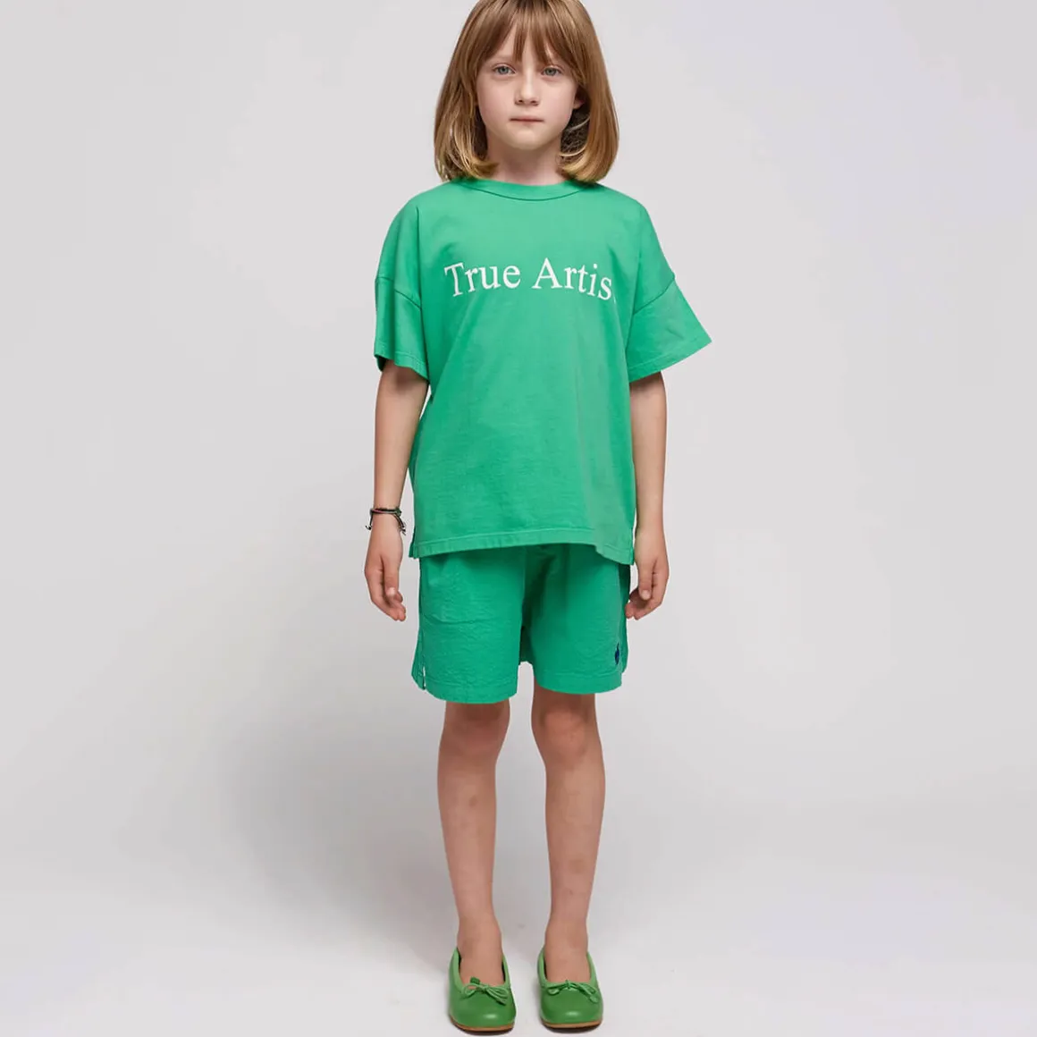 Shorts nº7 in Bright Green by True Artist