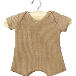 Shorty Romper (28cm Doll) in Cacao by Minikane
