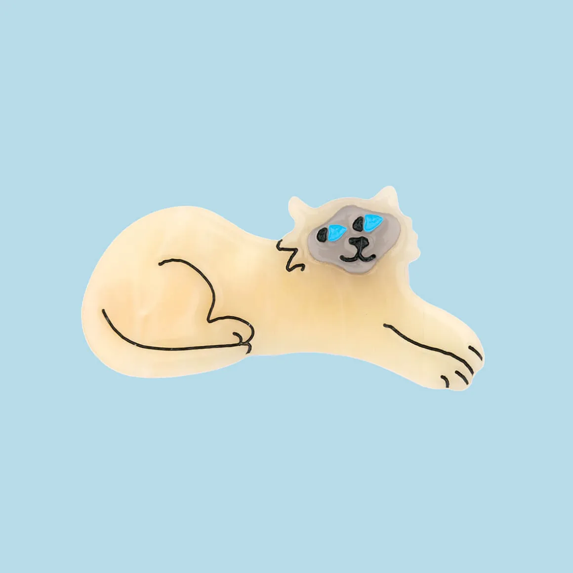 Siamese Cat Hair Clip by Coucou Suzette