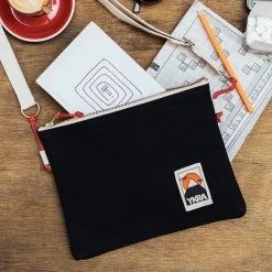 Side Pouch Bag in Black by YKRA