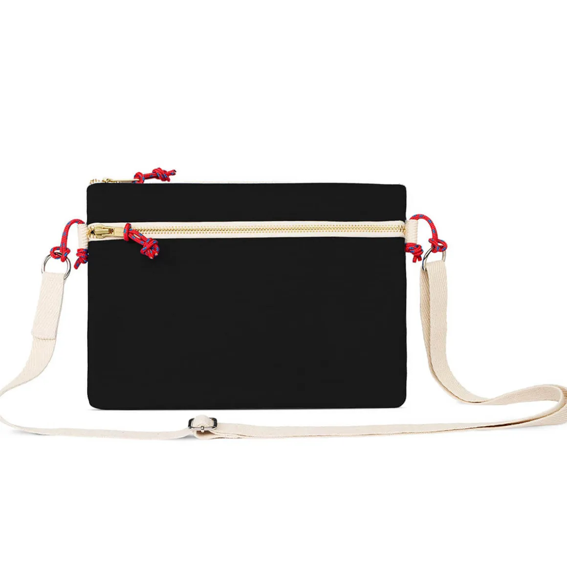 Side Pouch Bag in Black by YKRA
