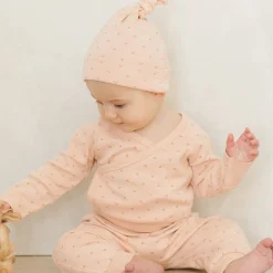 Side Snap Bodysuit in Dotty by Quincy Mae