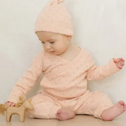 Side Snap Bodysuit in Dotty by Quincy Mae