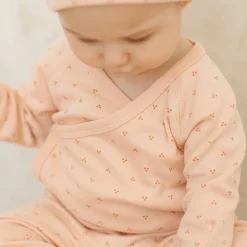 Side Snap Bodysuit in Dotty by Quincy Mae