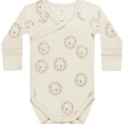 Side Snap Bodysuit in Lions by Quincy Mae