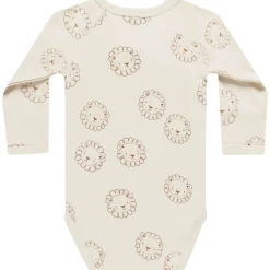 Side Snap Bodysuit in Lions by Quincy Mae