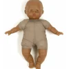 Sidonie Soft Bodied Doll (28cm Brown Eyes) by Minikane X Paola Reina