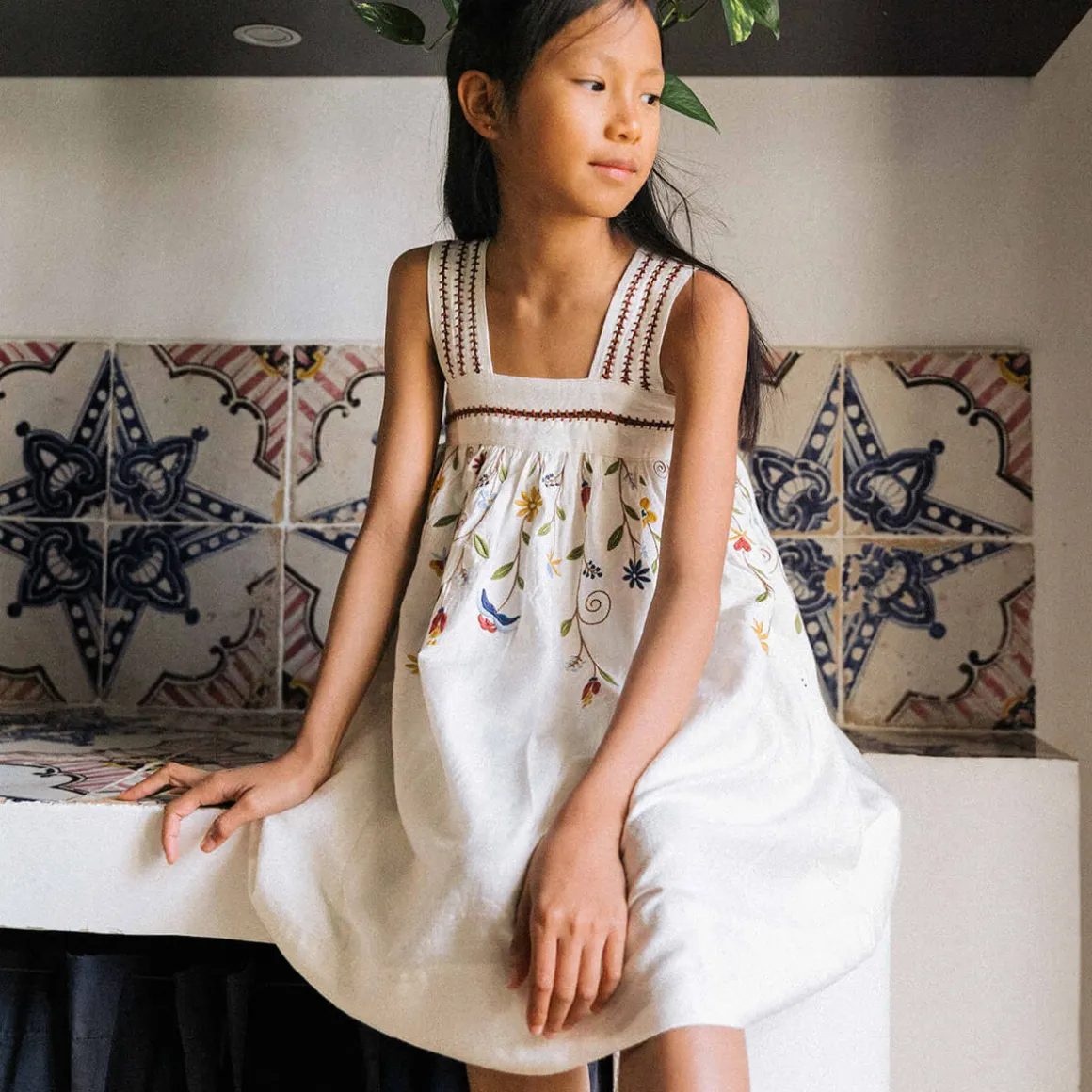 Siena Dress in Opaline Silk by Lali