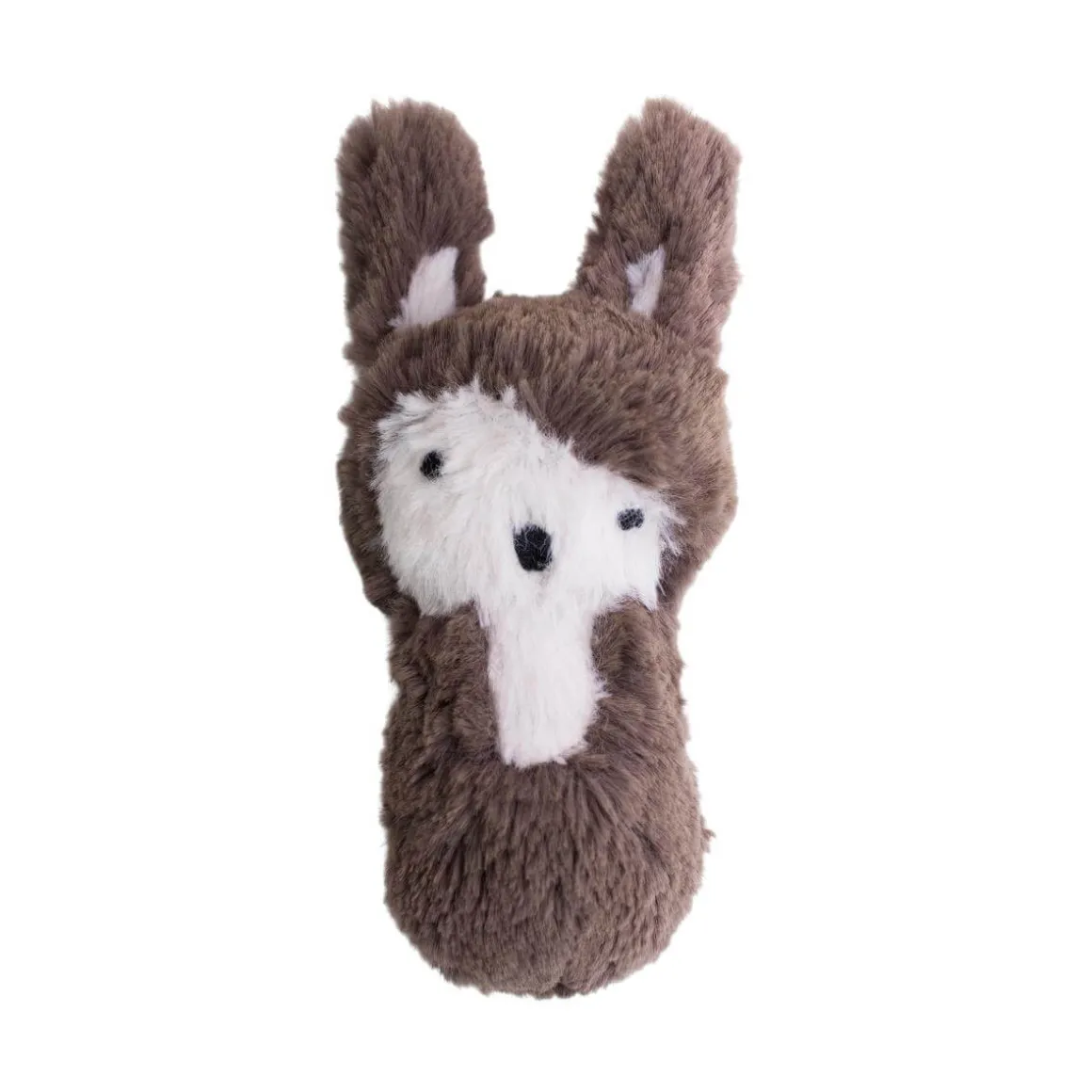 Siggy The Rabbit Plush Baby Rattle in Brown by Sebra