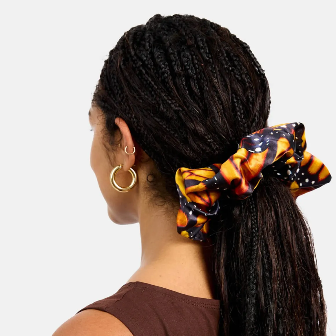 Silk Scrunchie in Monarch by Chunks