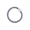 Silver Heart Hair Band in Storm Grey by byEloise