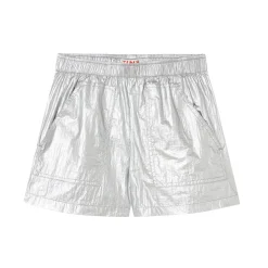 Silver Metallic Shorts by Tinycottons