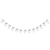 Silver Reindeer Mini Garland by Meri Meri