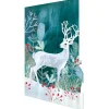 Silver Stag Laser Cut Christmas Greetings Card By Roger La Borde