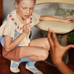 Silvie Blouse in Milk by Apolina