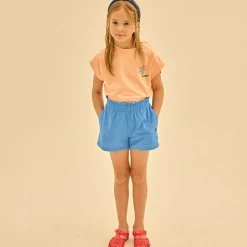 Single Flower T-Shirt in Baby Pink by Jelly Mallow