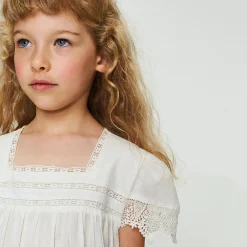 Skylark Dress in Vintage White by Faune
