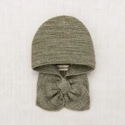 Sledding Hood in Seal Gray by Misha & Puff