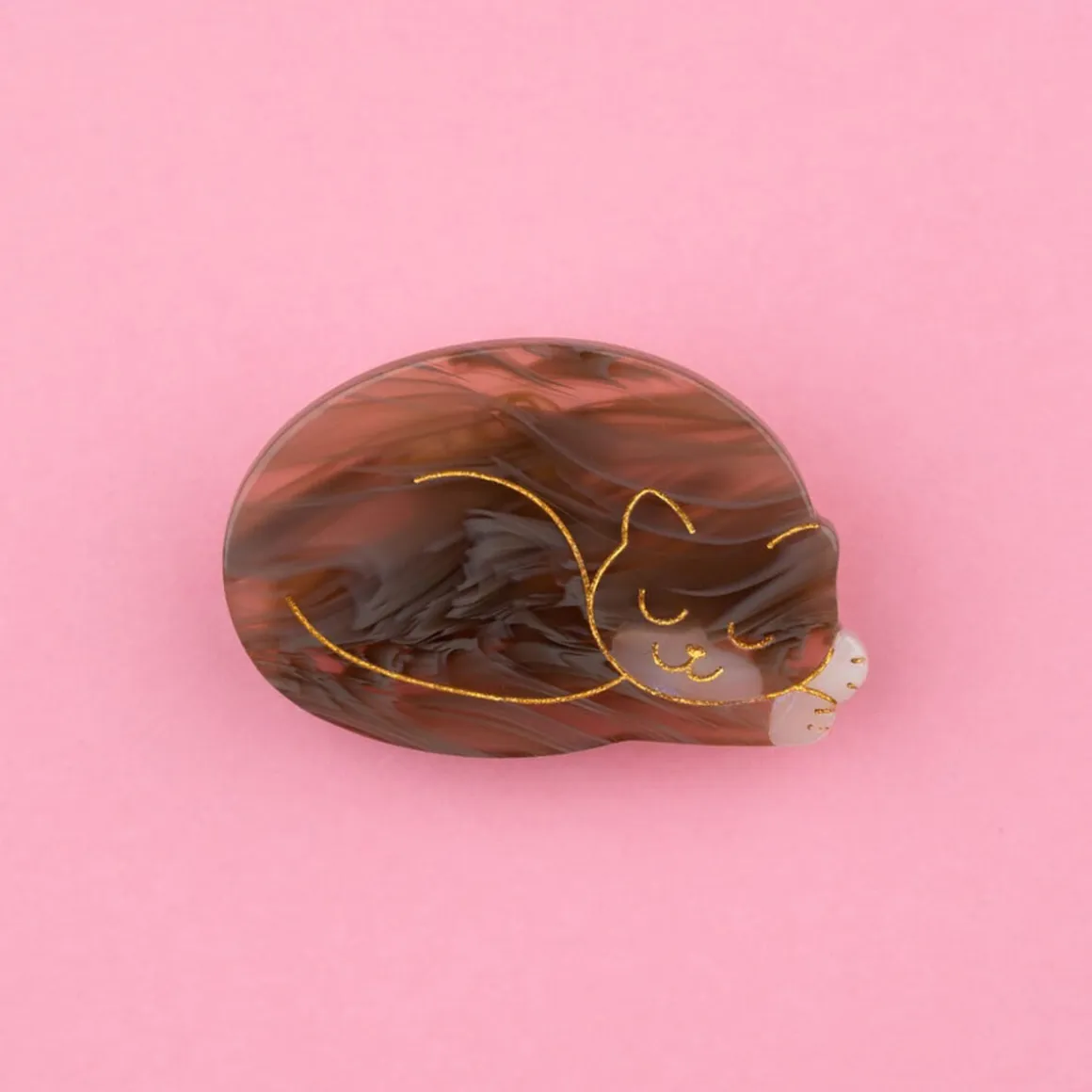Sleepy Cat Hair Clip by Coucou Suzette