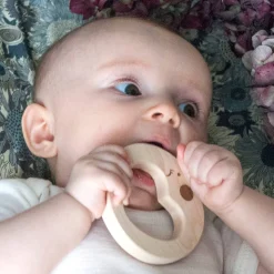 Sleepy Moon Teether by Loullou