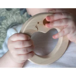 Sleepy Moon Teether by Loullou