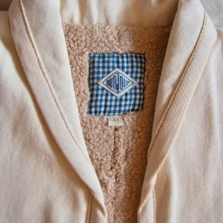 Sleeveless Jacket in Ivory Denim by Bonjour