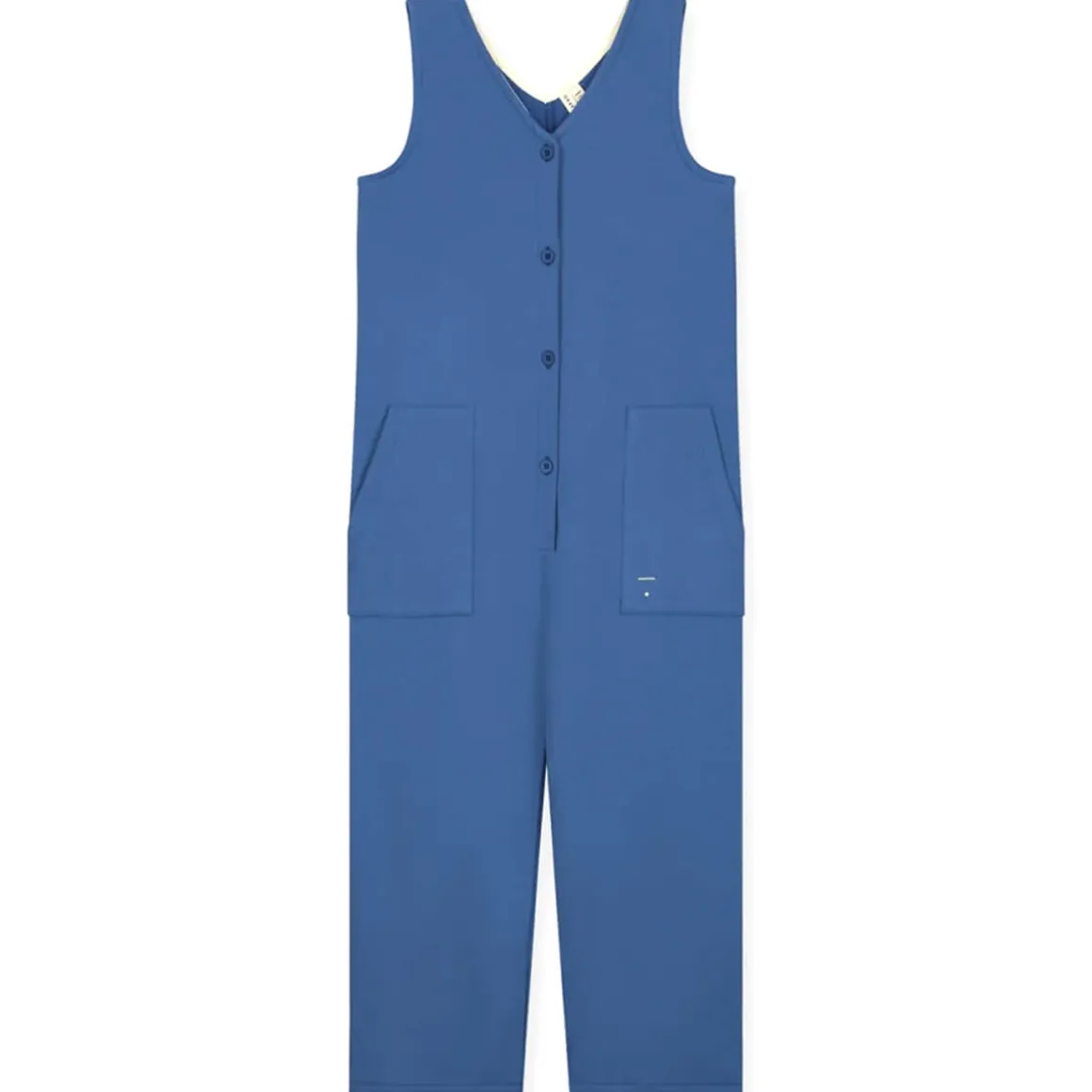 Sleeveless V Neck Suit in Blue Moon by Gray Label