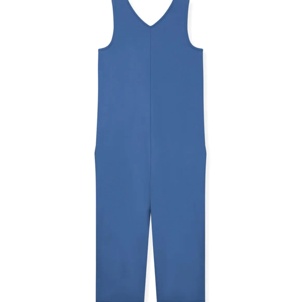 Sleeveless V Neck Suit in Blue Moon by Gray Label