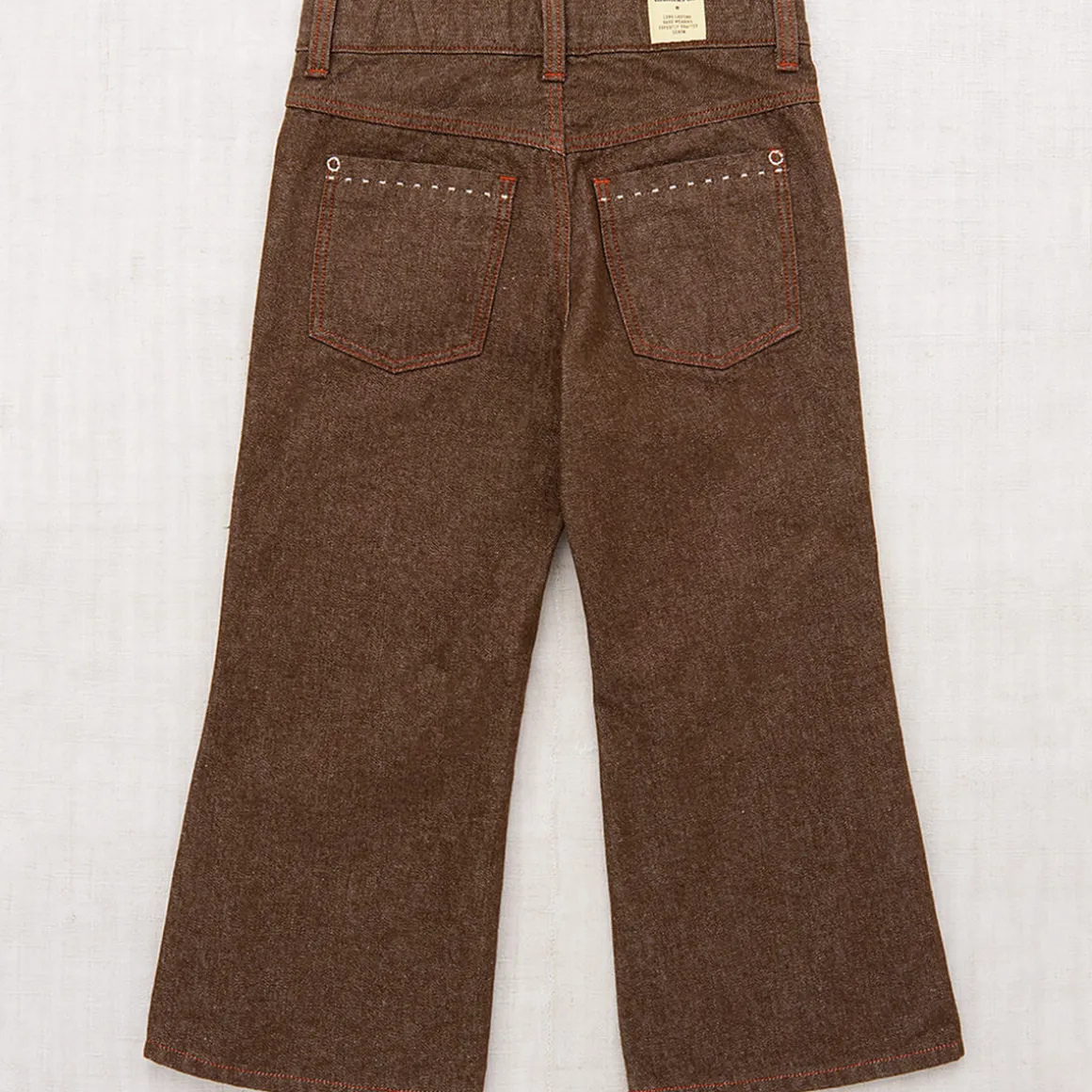 Slim Flared Jeans in Earth by Misha & Puff
