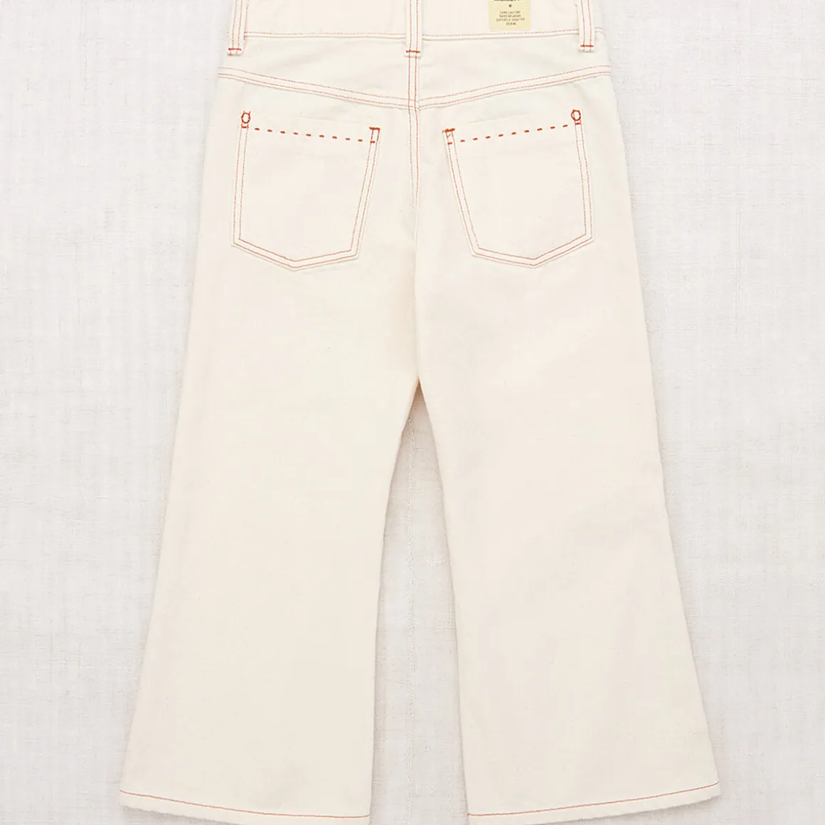 Slim Flared Jeans in Gesso by Misha & Puff