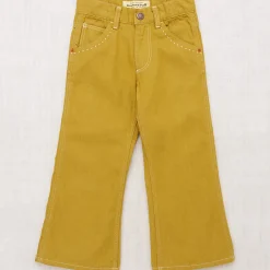 Slim Flared Jeans in Ochre Denim by Misha & Puff - Last Ones In Stock - 5-6 Years