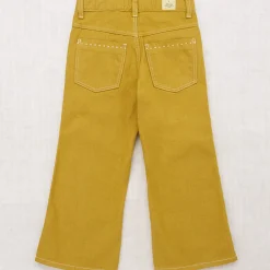 Slim Flared Jeans in Ochre Denim by Misha & Puff - Last Ones In Stock - 5-6 Years