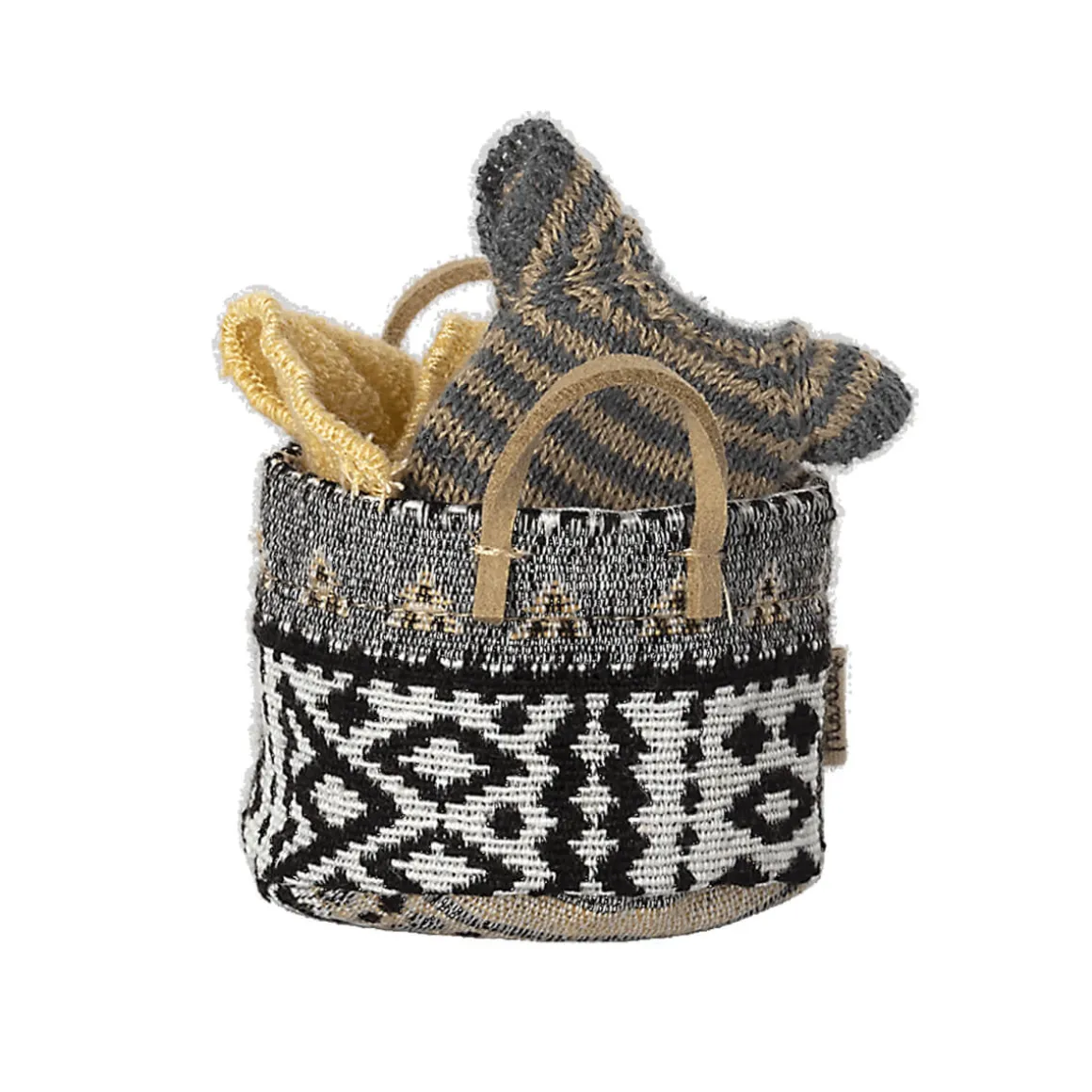 Small Basket in Black by Maileg