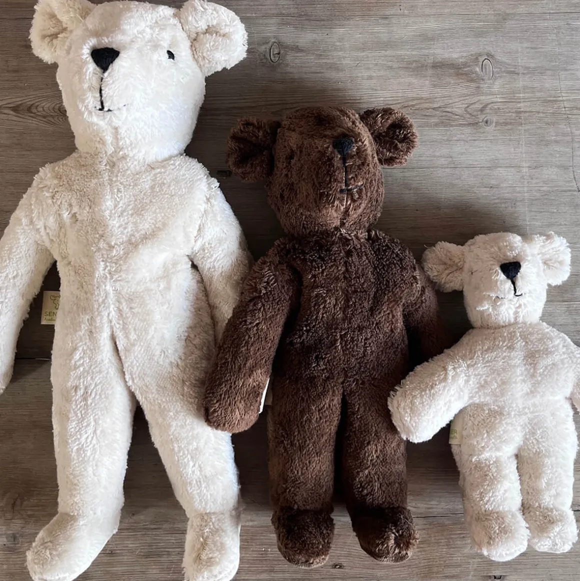 Small Brown Bear Floppy Animal Soft Toy by Senger Naturwelt