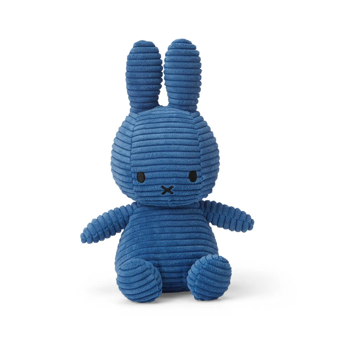 Small Corduroy Miffy in Cobalt Blue (23cm) by Bon Ton Toys