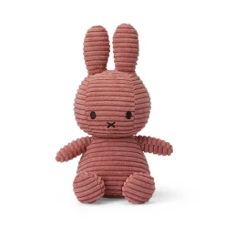 Small Corduroy Miffy in Dusty Rose (23cm) by Bon Ton Toys