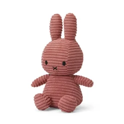 Small Corduroy Miffy in Dusty Rose (23cm) by Bon Ton Toys