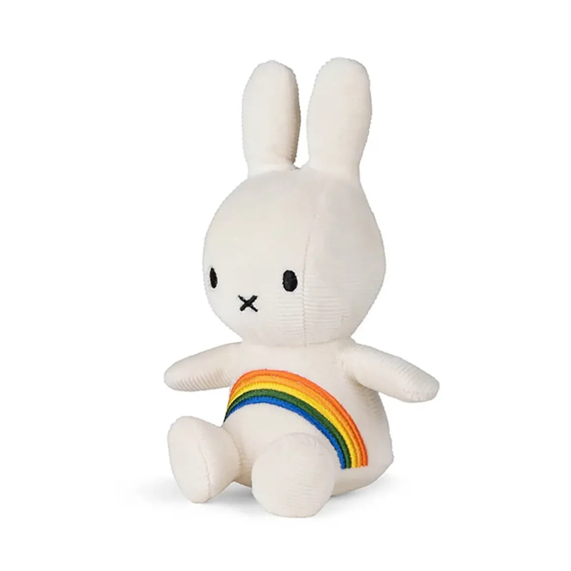 Small Corduroy Miffy in Rainbow (18cm) by Bon Ton Toys