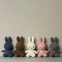 Small Corduroy Miffy in White (23cm) by Bon Ton Toys