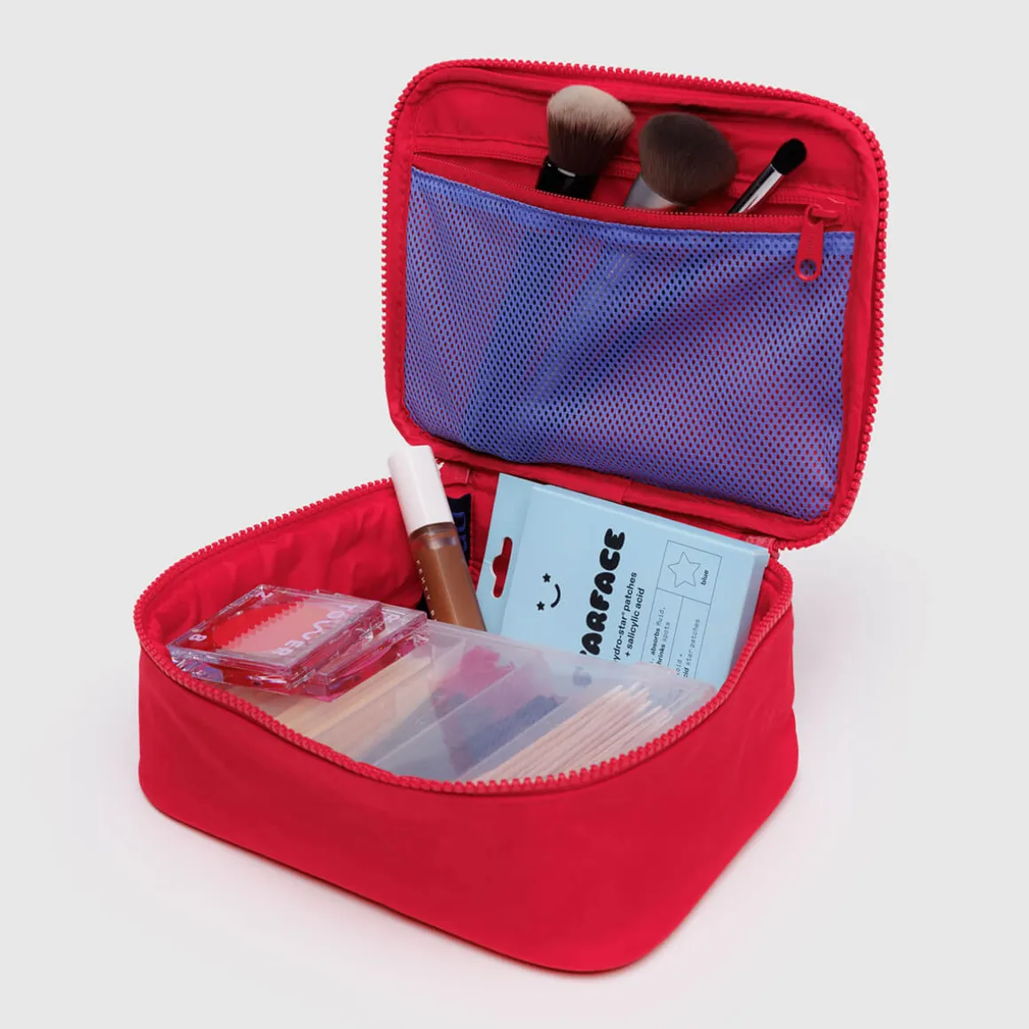 Small Cosmetic Case in Candy Apple by Baggu