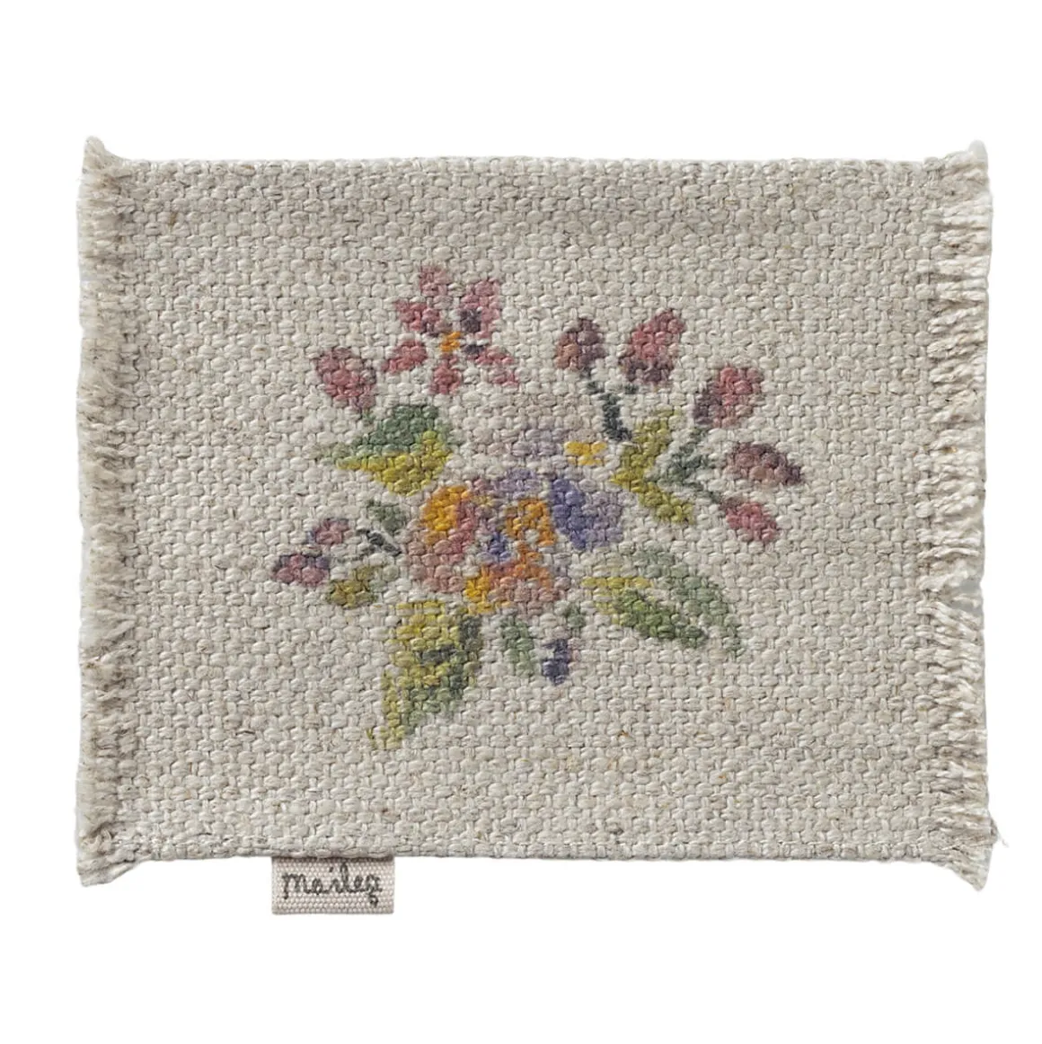Small Floral Rug by Maileg