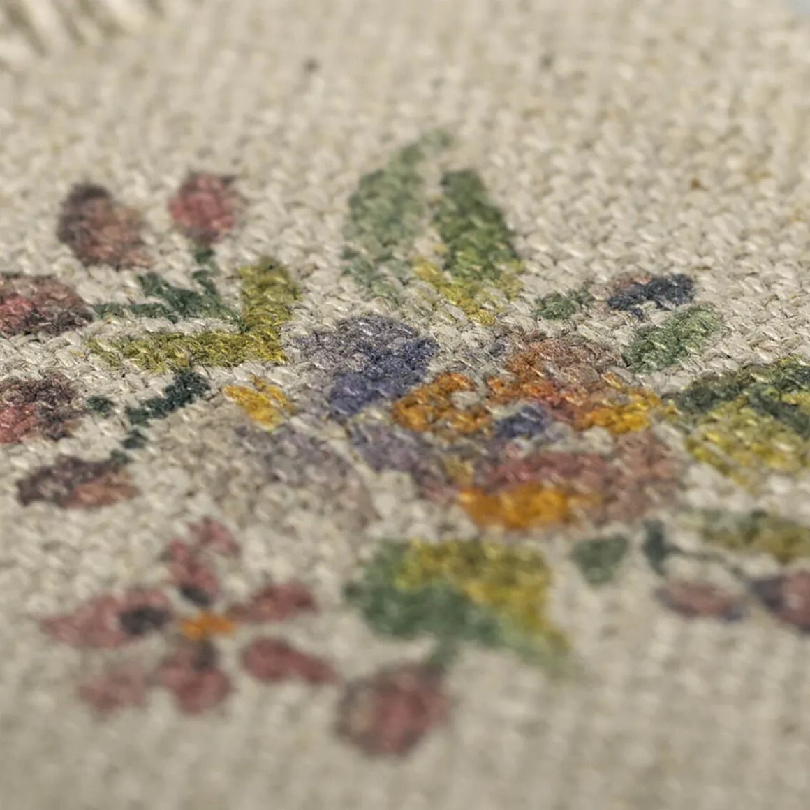 Small Floral Rug by Maileg