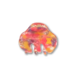 Small Hair Clamp in Orange Pink by Repose AMS