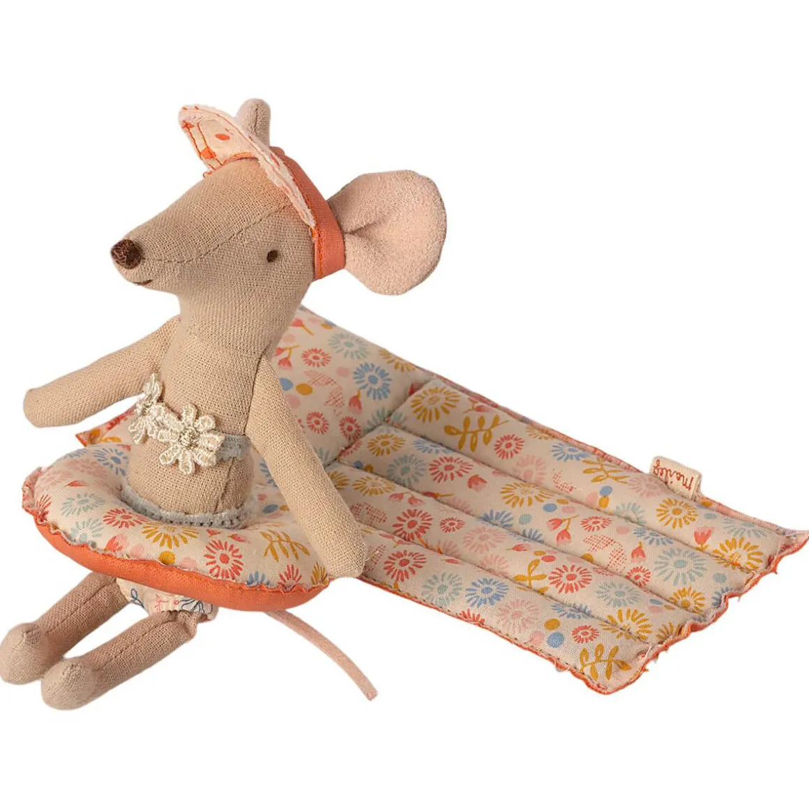 Small Mouse Float Ring in Floral by Maileg