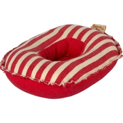 Small Mouse Rubber Boat in Red Stripe by Maileg