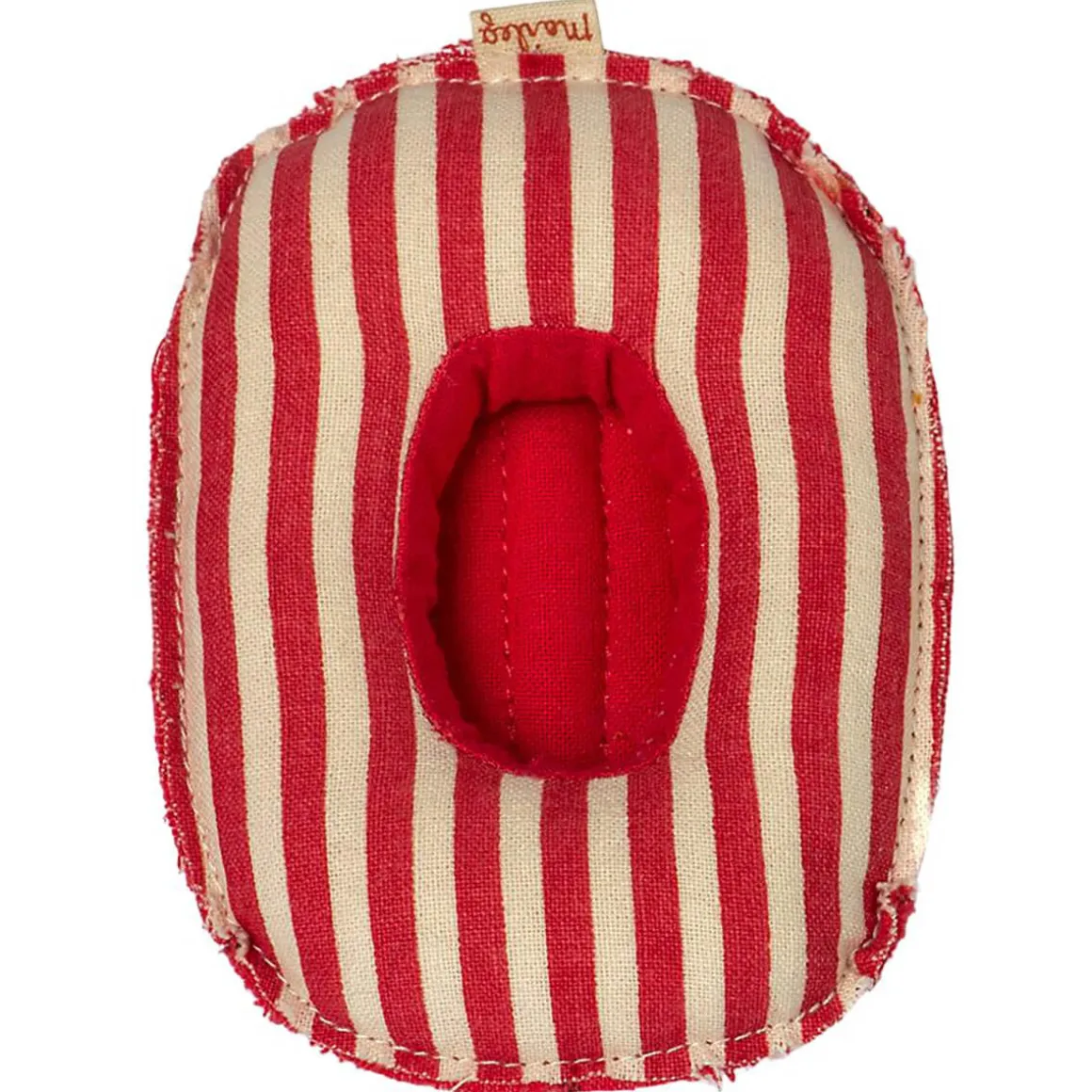 Small Mouse Rubber Boat in Red Stripe by Maileg