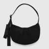 Small Nylon Crescent Bag in Black by Baggu