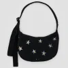 Small Nylon Crescent Bag in Stars by Baggu